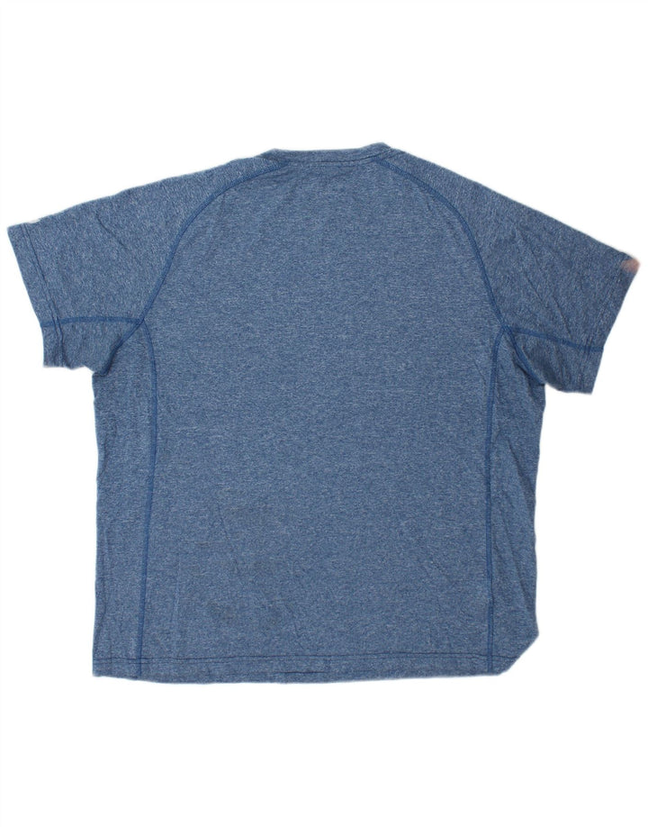 EDDIE BAUER Tricou pentru bărbați Top mare din poliester cu pături albastre