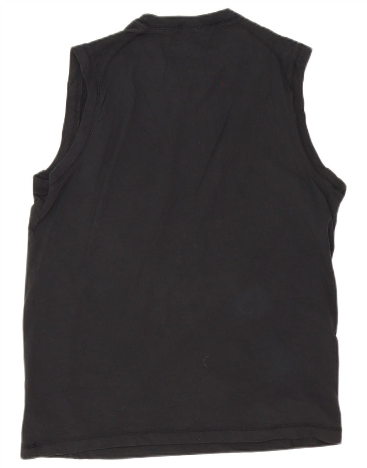 Tricou pentru bărbați Nike Top Mediu Negru Bumbac