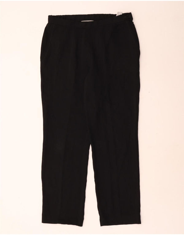 Pantaloni chino conici pentru femei Marks & Spencer UK 14 Large W32 L29 Negru