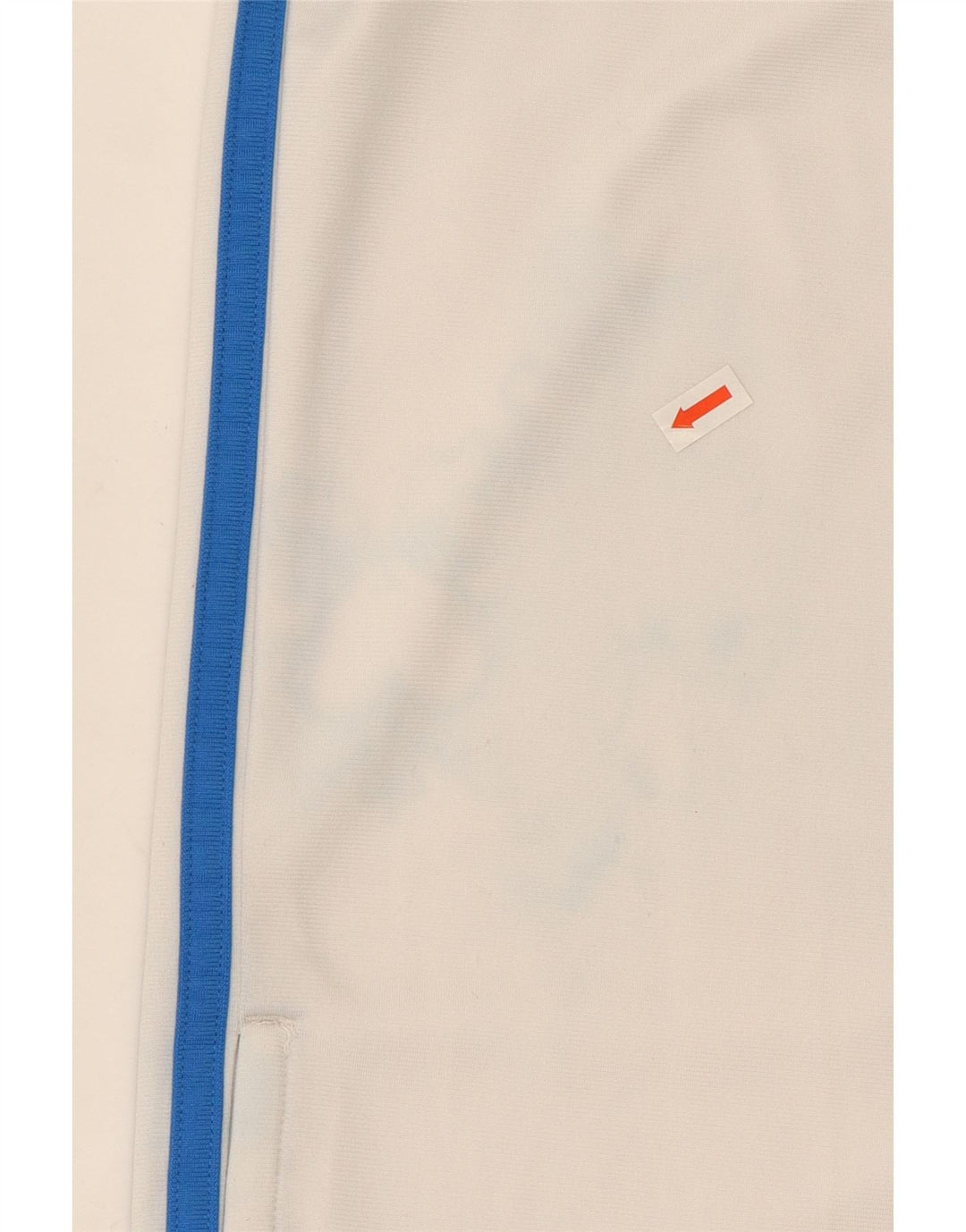 Pantaloni de trening Adidas pentru bărbați, poliester alb, mic