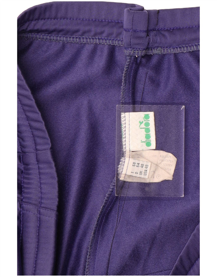 Pantaloni de trening Diadora pentru bărbați IT 58 3XL Violet Poliester