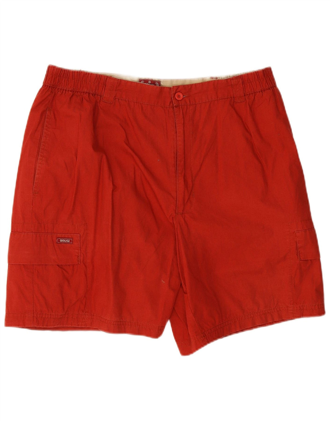 Pantaloni scurți cargo pentru bărbați Brugi XL W38 bumbac roșu