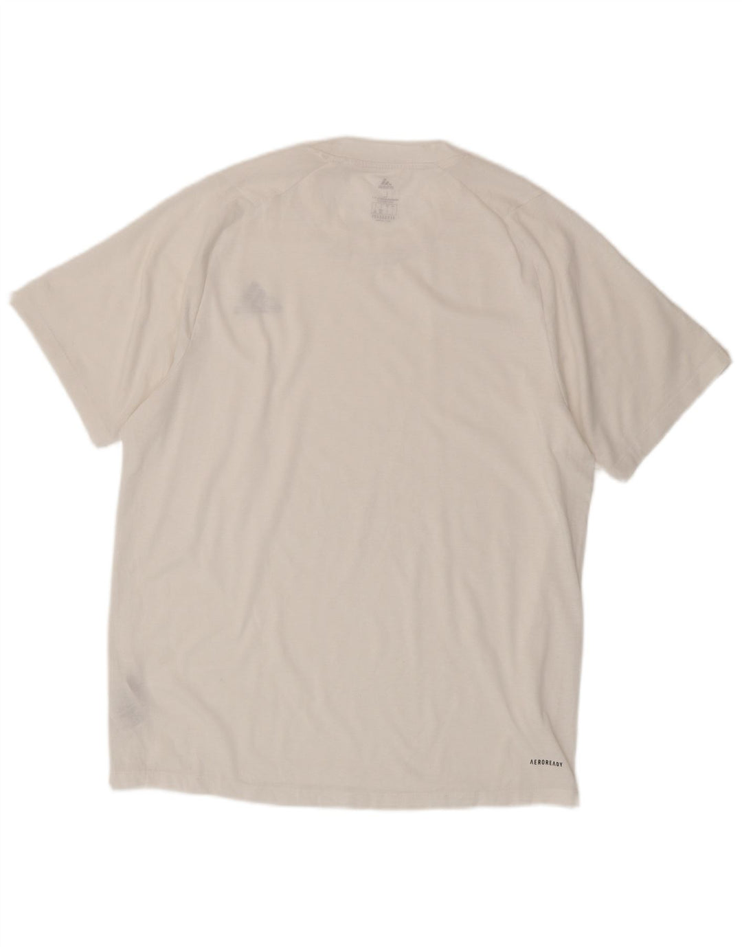 Tricou pentru bărbați Adidas Aeroready Top mare din poliester alb