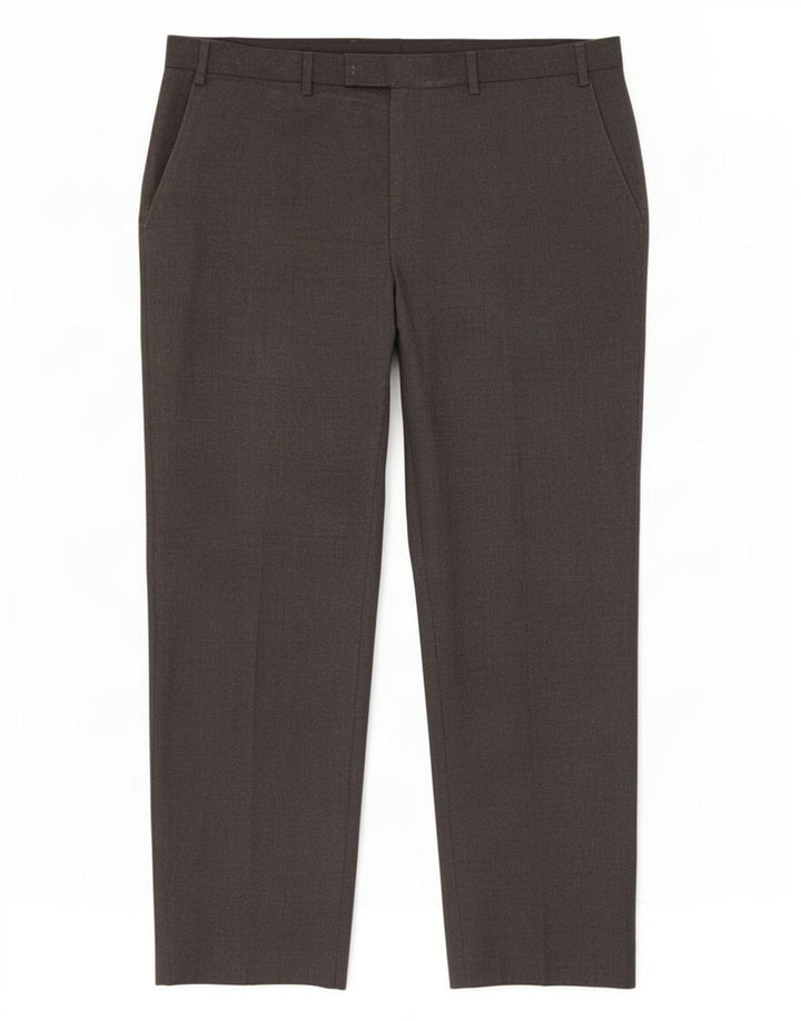 Pantaloni de costum pentru bărbați Marks & Spencer, cu ajustare normală, L38 L29, poliester gri