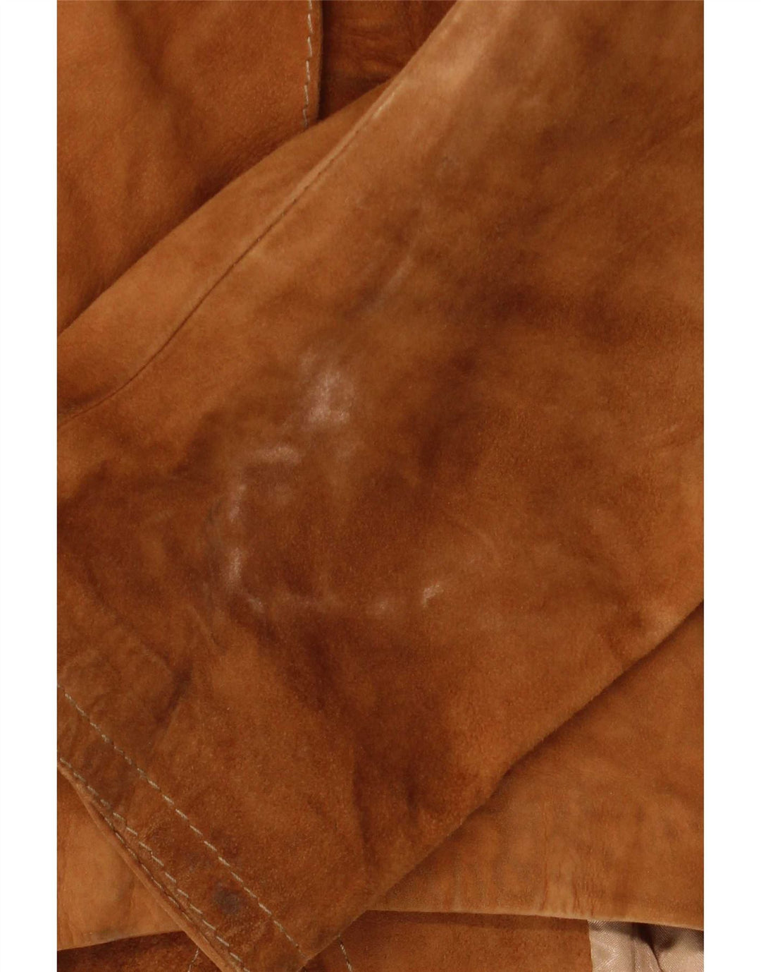 Blazer Vintage pentru bărbați cu 3 nasturi din piele intoarsa, UK 40, mare, bej