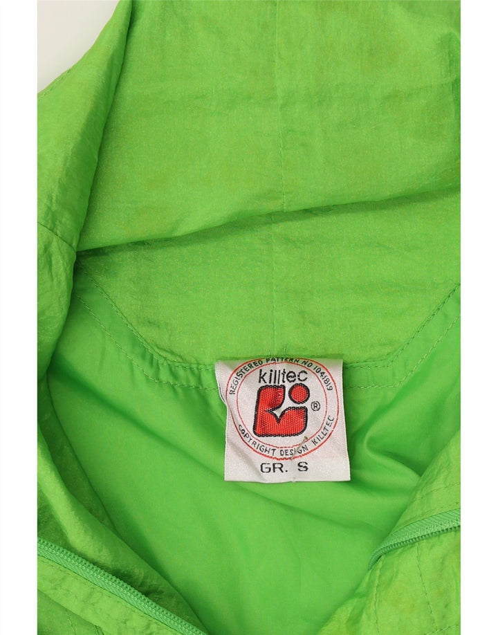 KILLTEC Mens Pullover Rain Jacket UK 36 Small Green Polyamide Vintage Killtec and Second-Hand Killtec from Messina Hembry 