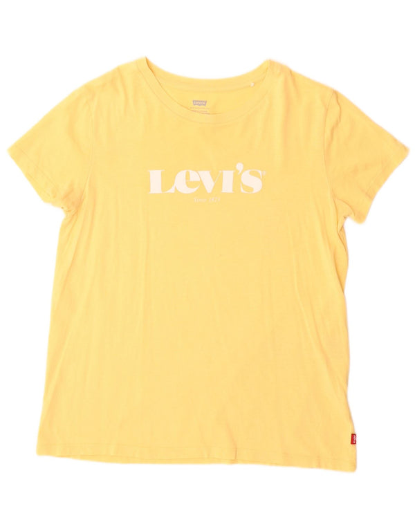 Tricou grafic Levi's pentru femei Top UK 12 Medium Yellow