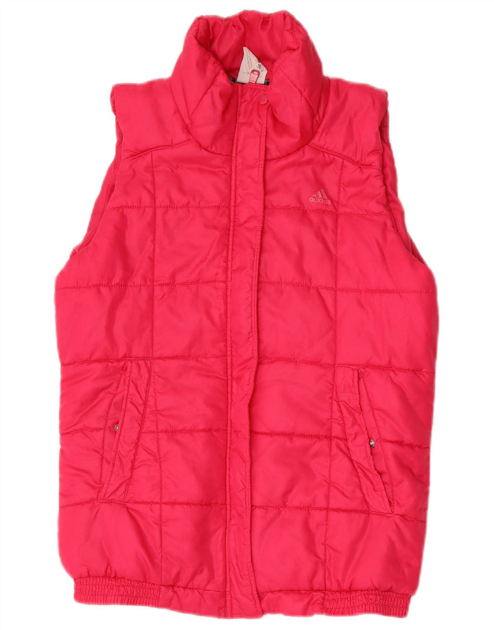 Gilet căptușit pentru femei Adidas UK 12/14 Medium Pink Poliester