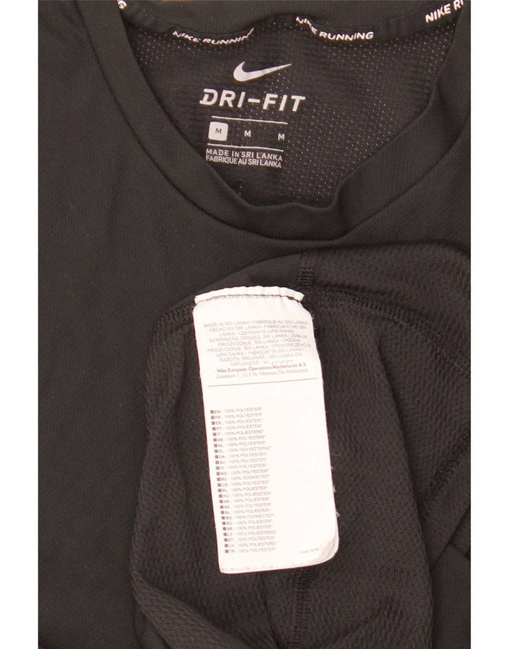 Tricou Nike Dri Fit pentru bărbați Top Mediu Negru Poliester