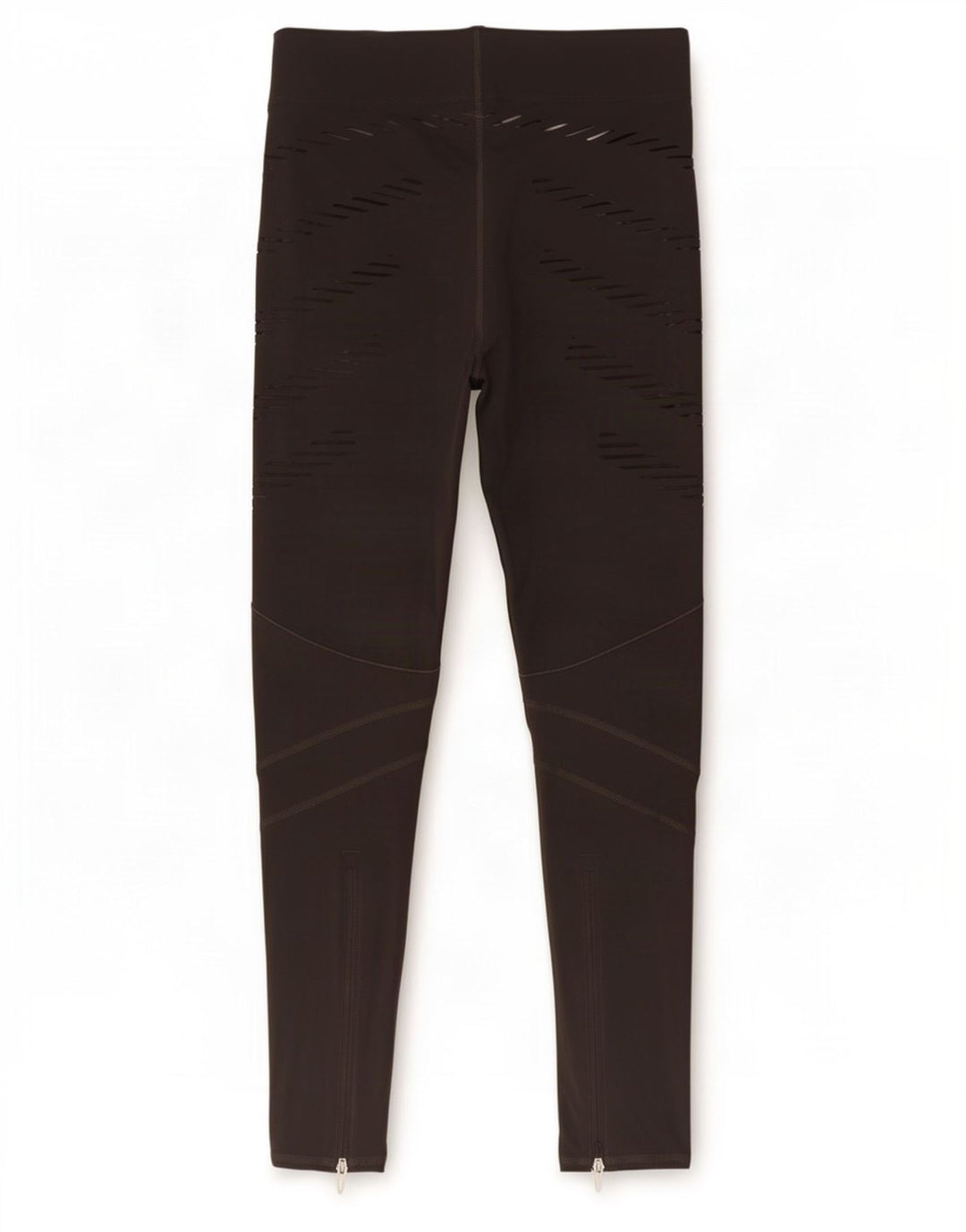 Leggings Climalite Adidas pentru femei UK 8/10 Poliamidă cu dungi mici, gri