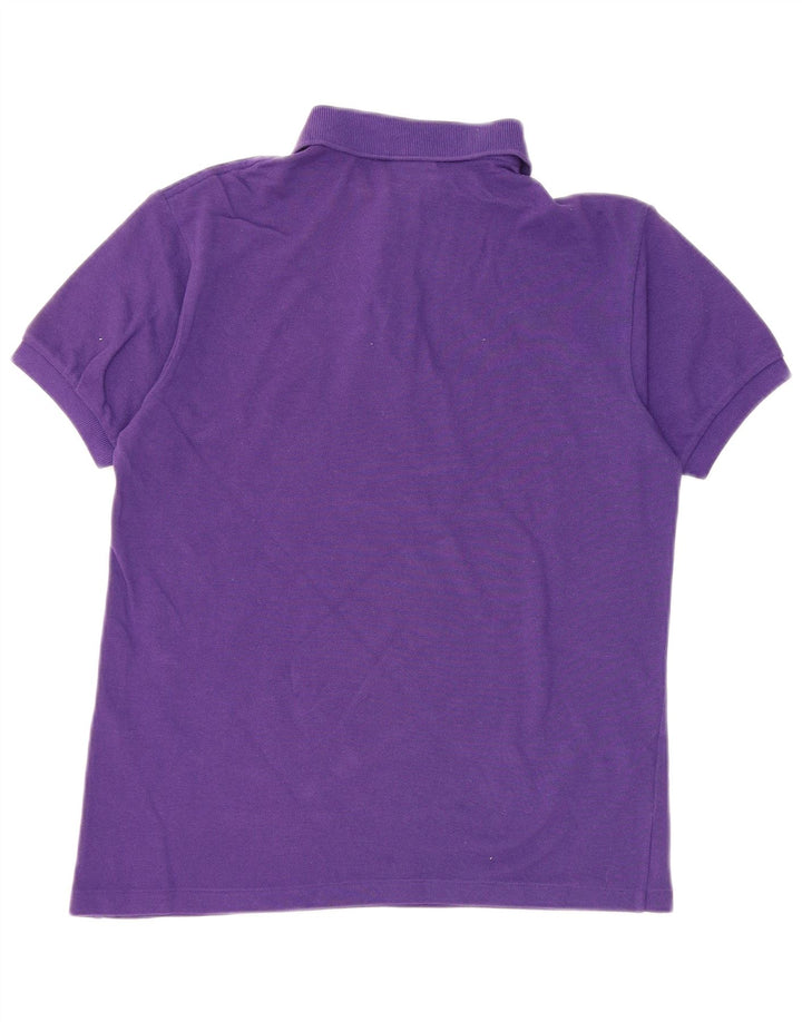 Tricou polo LACOSTE pentru baieti 15-16 ani bumbac violet
