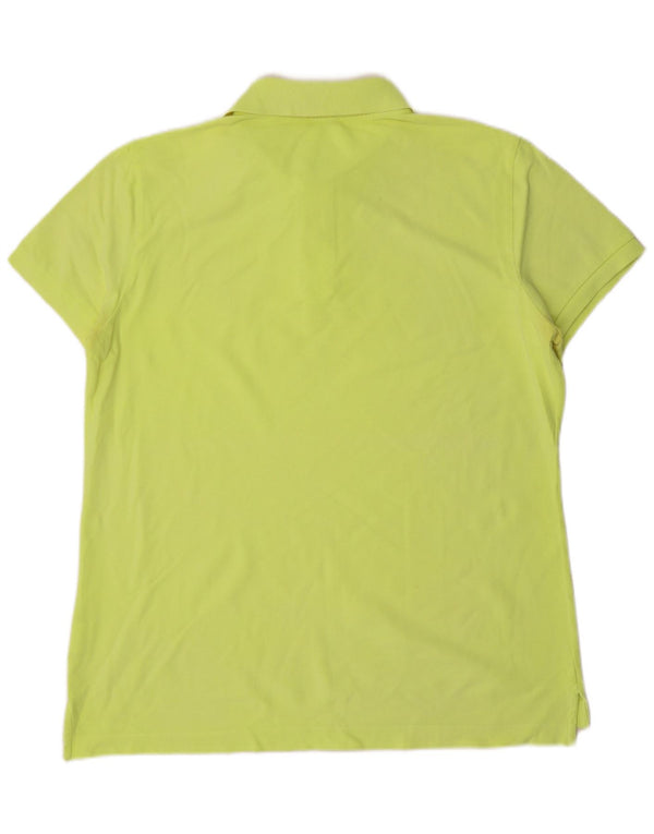 Tricou polo pentru bărbați Benetton 2XL, bumbac verde