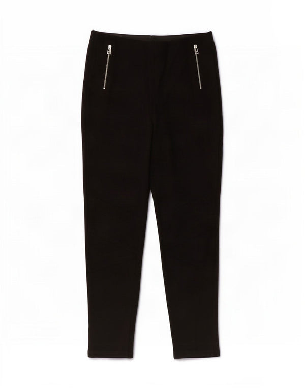 Pantaloni tăiați pentru femei Zara XL W28 L24 Negri