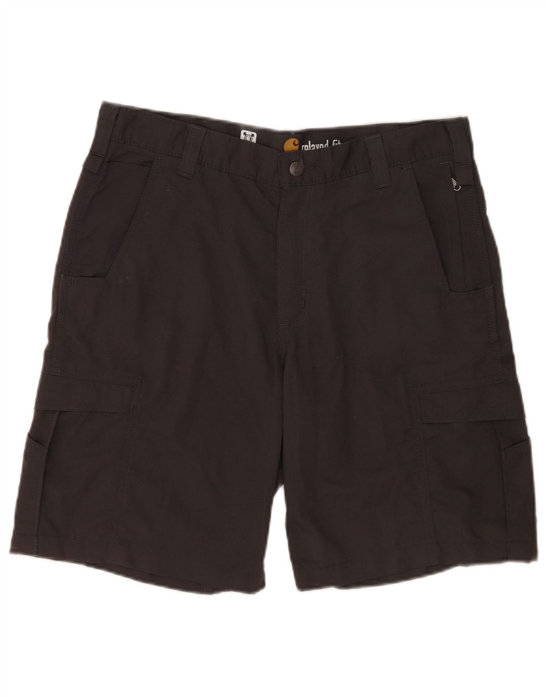 Pantaloni scurti Carhartt pentru bărbați, cu tăiere relaxată, W36, bumbac gri mare