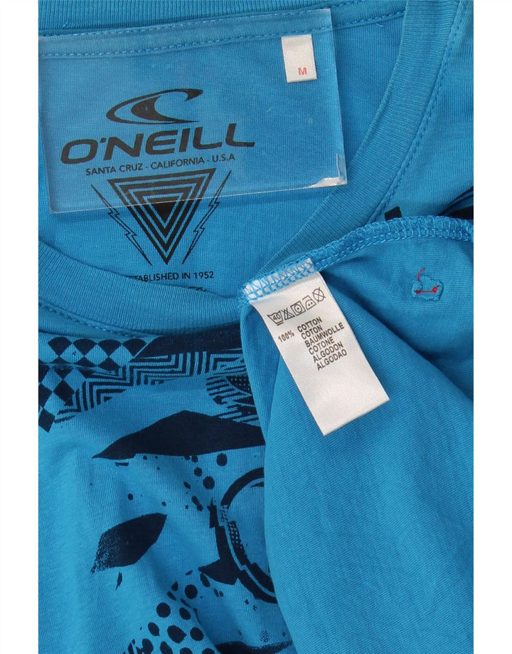 Top grafic pentru bărbați O'Neill, cu mânecă lungă, din bumbac albastru mediu