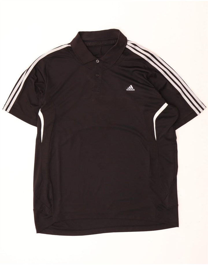 Tricou polo Adidas Clima 365 pentru bărbați 2XL, negru, poliester