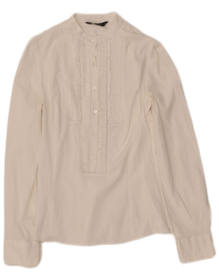Cămașă smoking pulover pentru femei ZARA UK 8 Small White