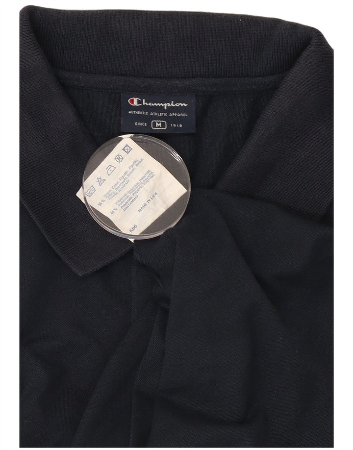 Tricou polo pentru bărbați CHAMPION, bumbac, albastru bleumarin mediu
