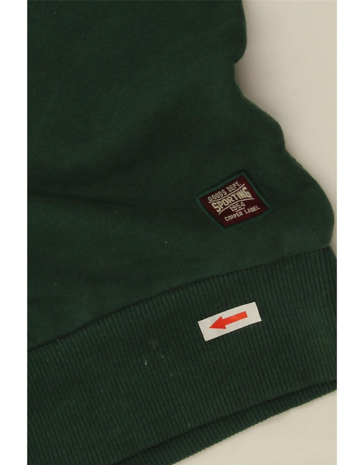 Pulover grafic Superdry pentru bărbați, bumbac mare, verde