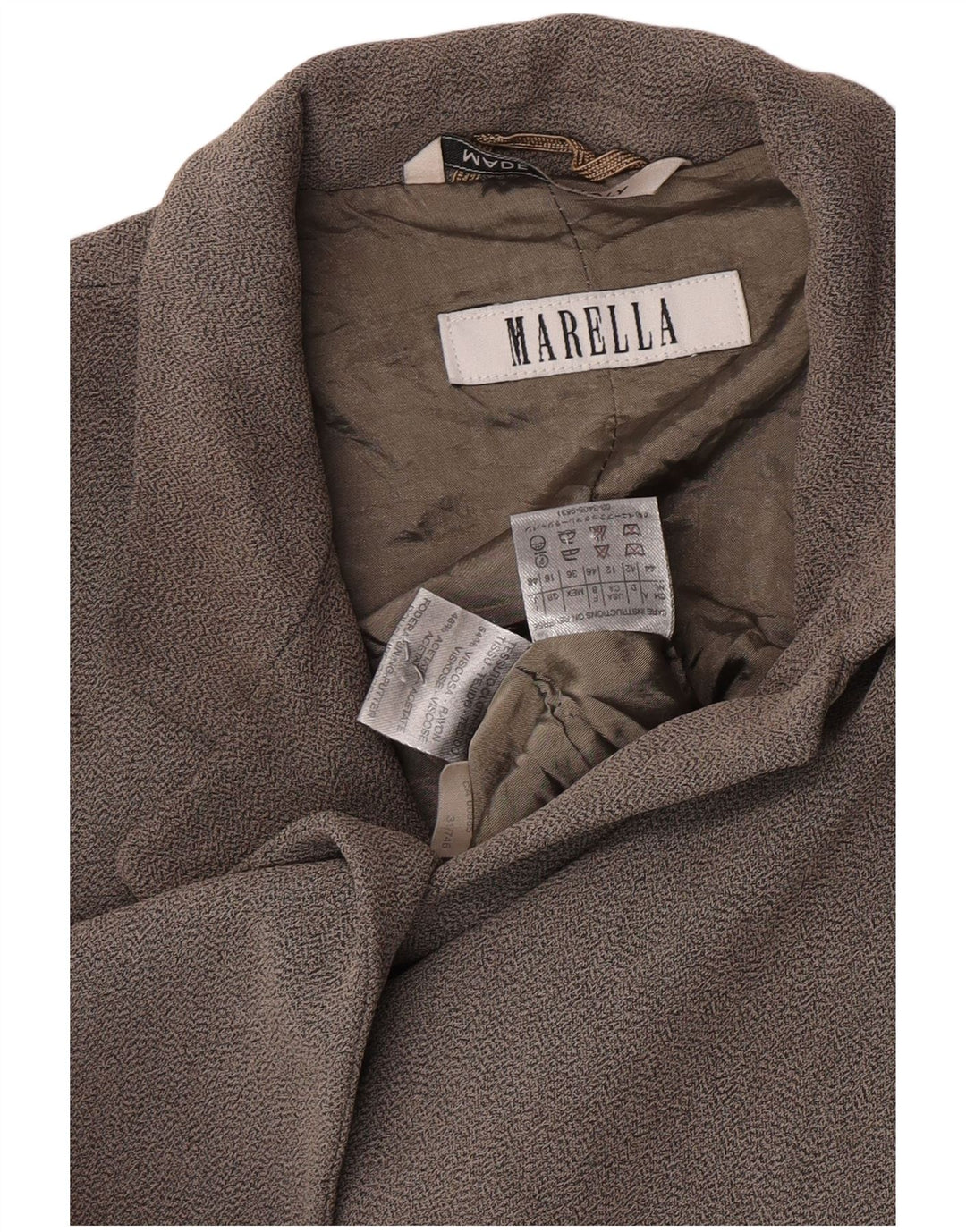 Jachetă Blazer pentru femei Marella cu 2 nasturi UK 16 mare, gri, viscoză