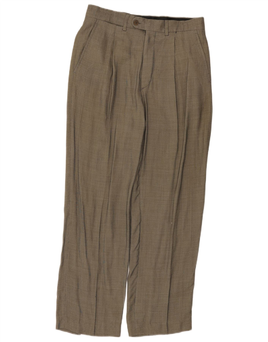 Pantaloni de costum pentru bărbați Zara EU 40 Mediu L31 L30 Gri Check Rayon