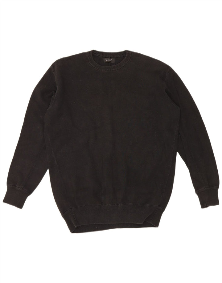 Pulover pentru bărbați Zara Medium Negru