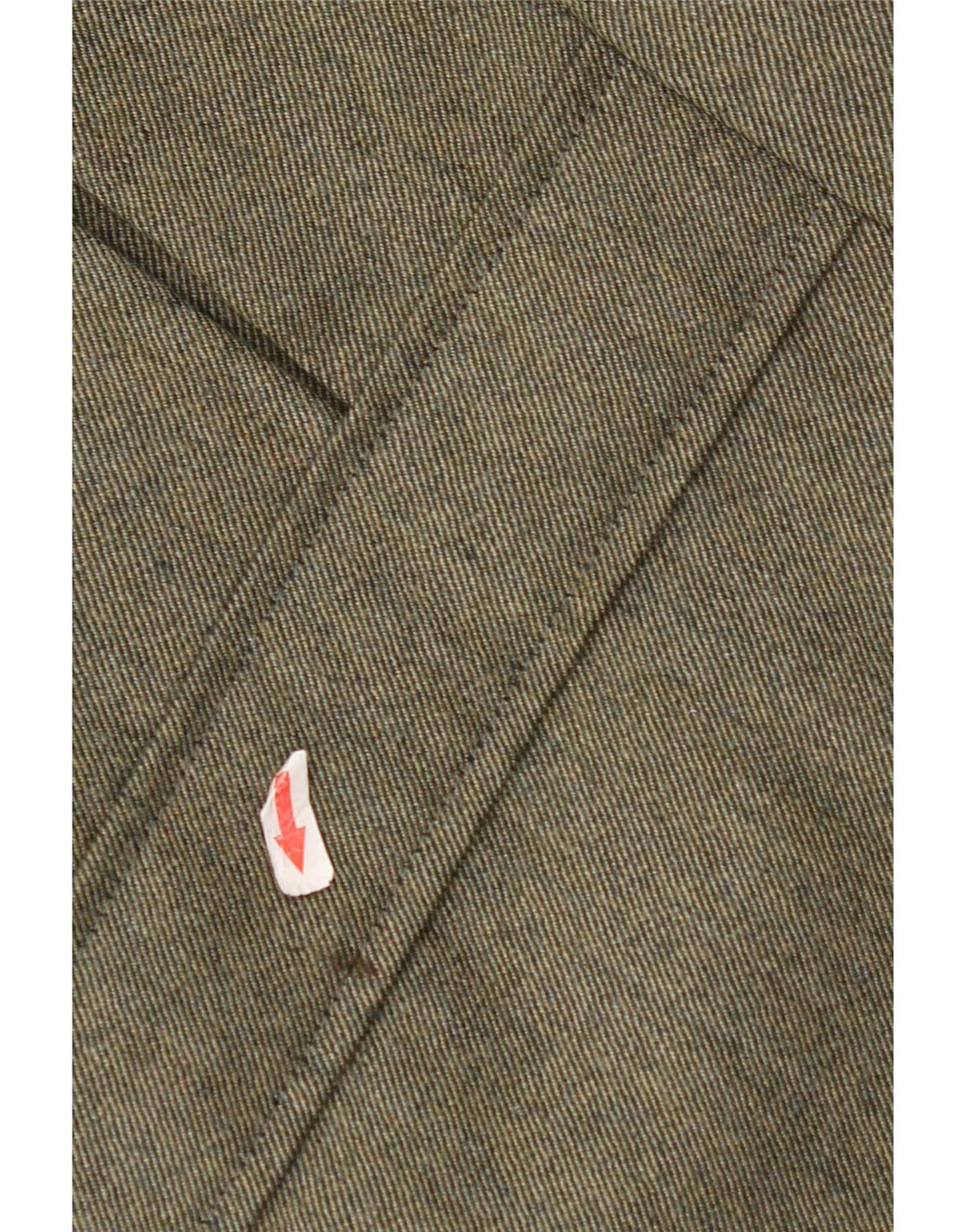 Jachetă vintage pentru bărbați cu 3 nasturi, UK 38 Medium Khaki Colorblock