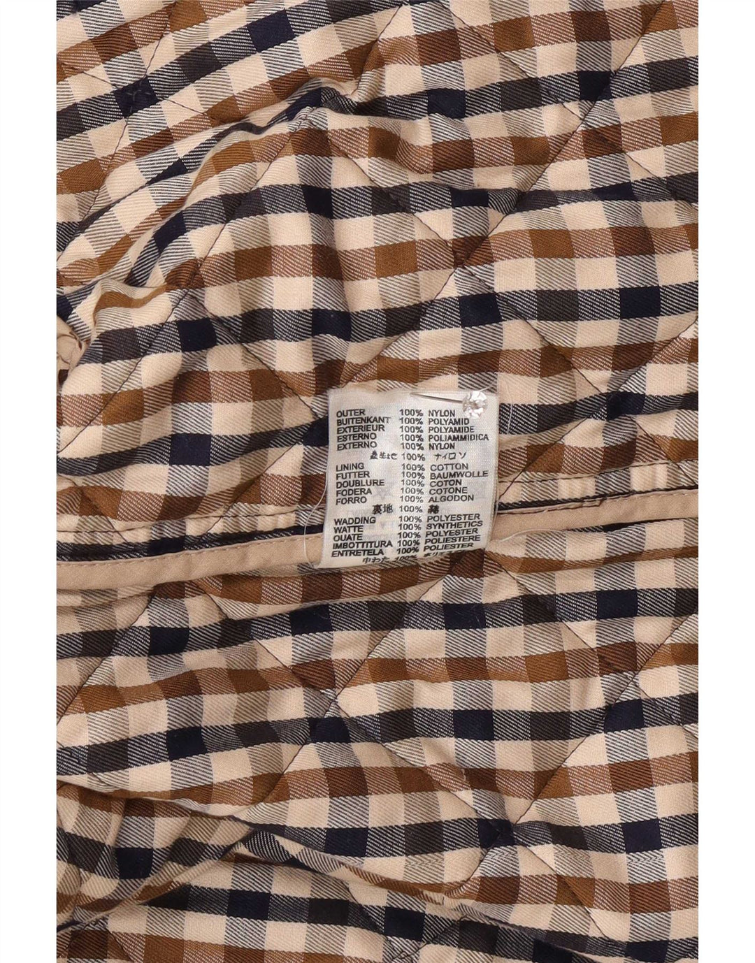 Jachetă matlasată pentru femei Aquascutum UK 16 mare, maro, nailon