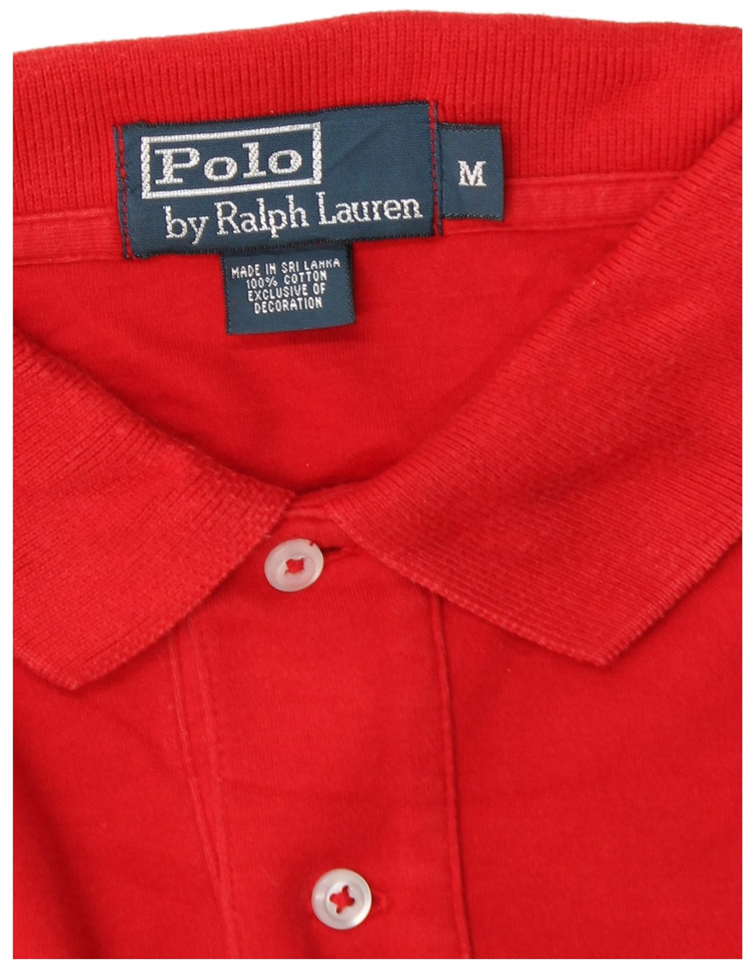 Cămașă polo Polo Ralph Lauren pentru bărbați, bumbac roșu mediu