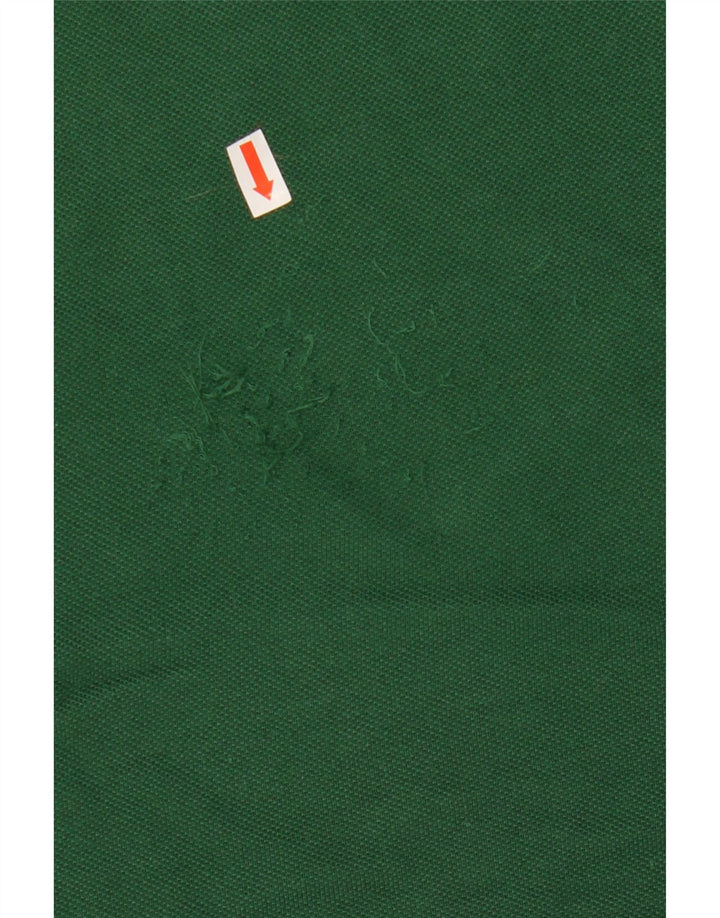 Tricou polo Lacoste pentru bărbați, mărimea 5, bumbac verde mare