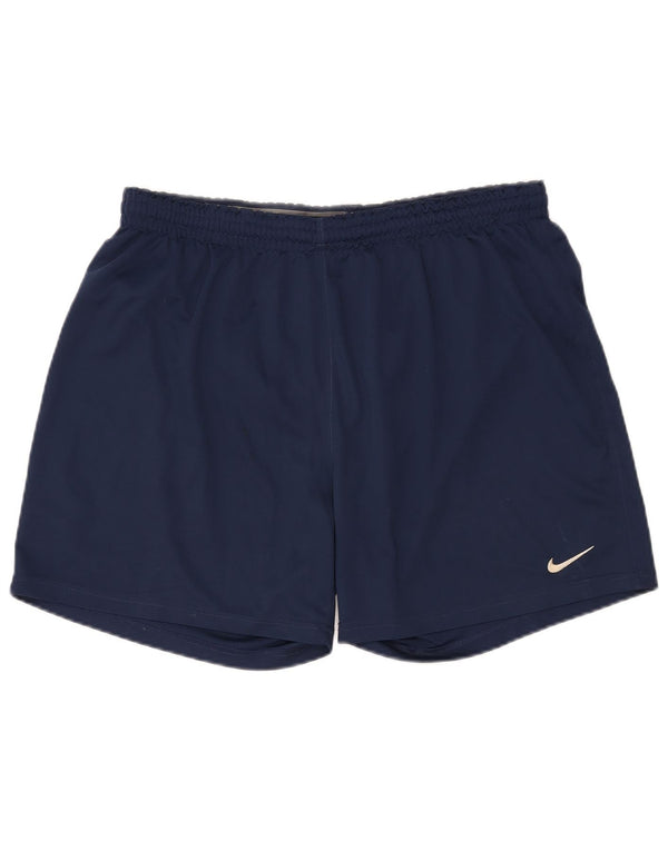 Pantaloni scurți sport Nike pentru bărbați 2XL, poliester bleumarin