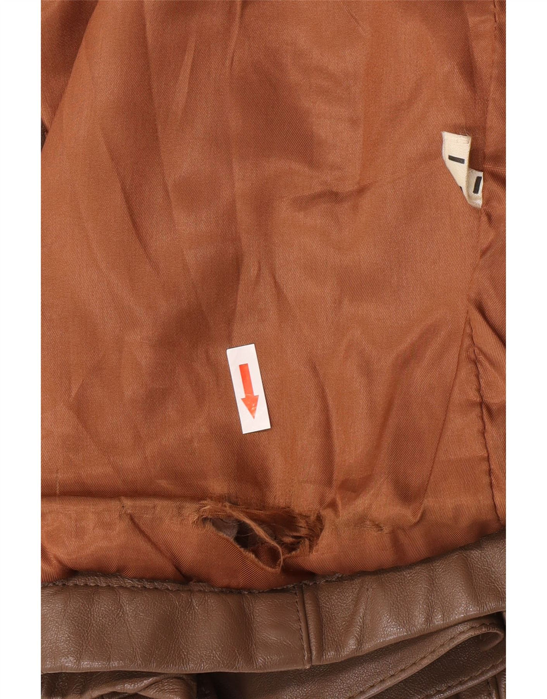 Jachetă de piele vintage pentru bărbați UK 40 mare maro