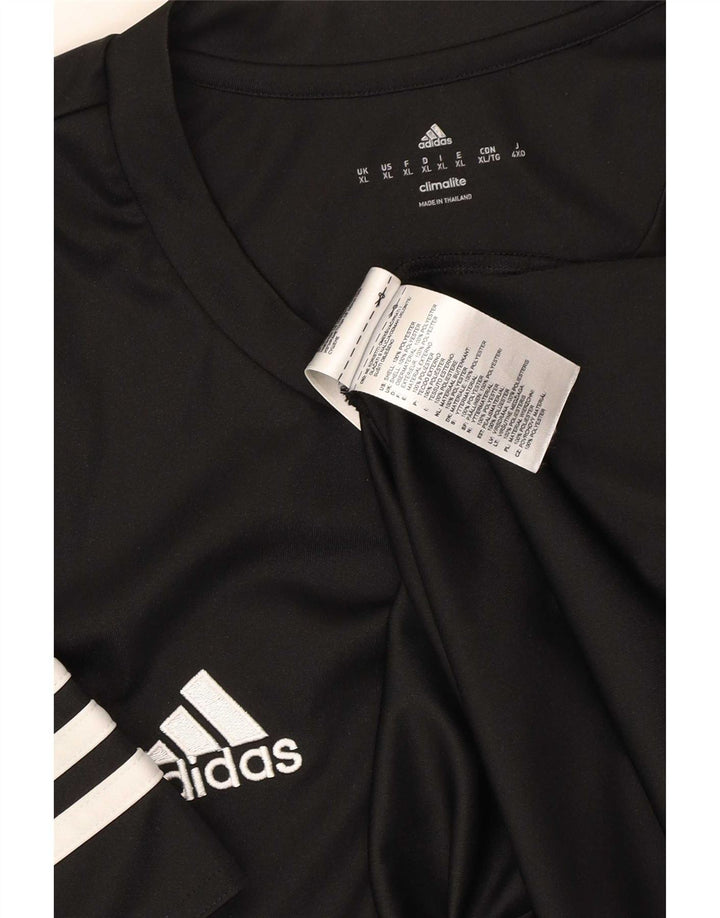Tricou Adidas Climalite pentru bărbați Top XL Poliester negru