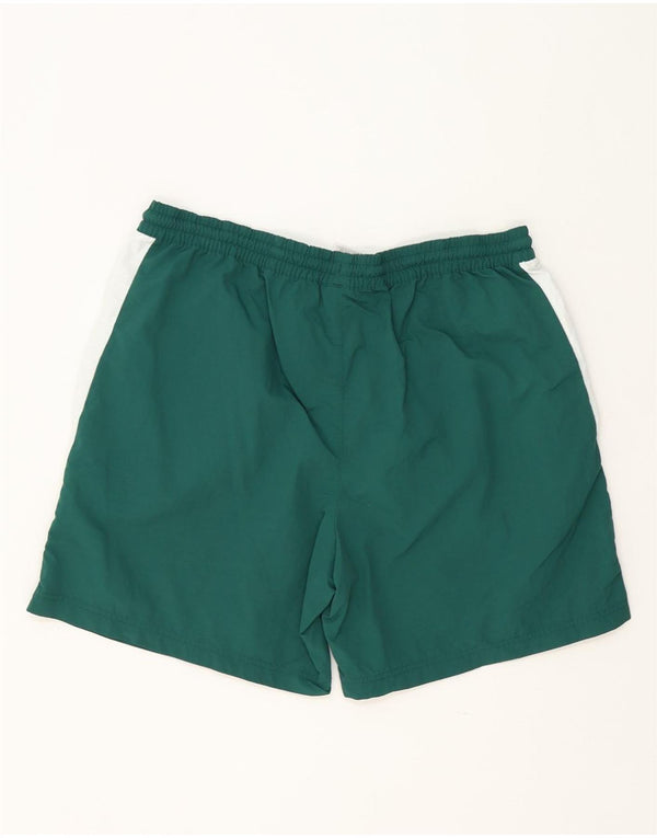 Pantaloni scurți sport pentru bărbați Reebok XL, verde, poliester color bloc
