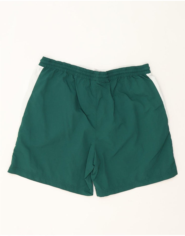 Pantaloni scurți sport pentru bărbați Reebok XL, verde, poliester color bloc