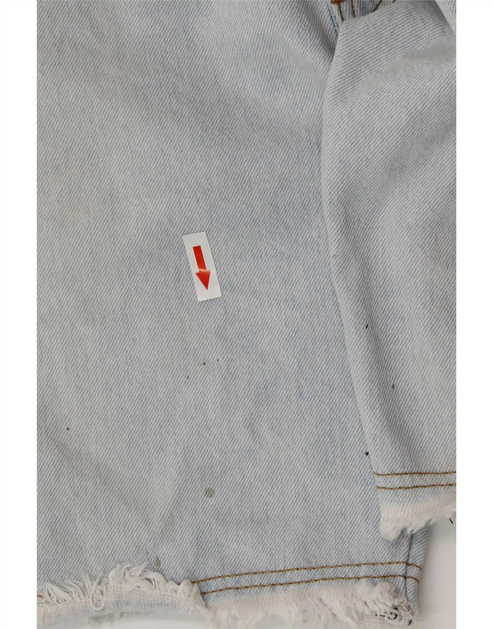 EVIDENCE Pantaloni scurți din denim pentru bărbați W32 Medium Blue