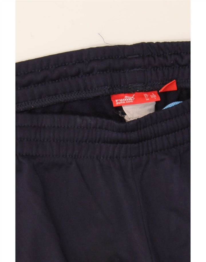 PUMA Mens Sport Shorts Large Navy Blue Polyester Vintage Puma and Second-Hand Puma from Messina Hembry 