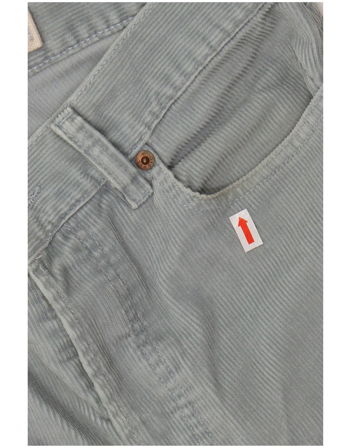 DIESEL Pantaloni drepti din velur pentru bărbați L30 L31 Bumbac albastru