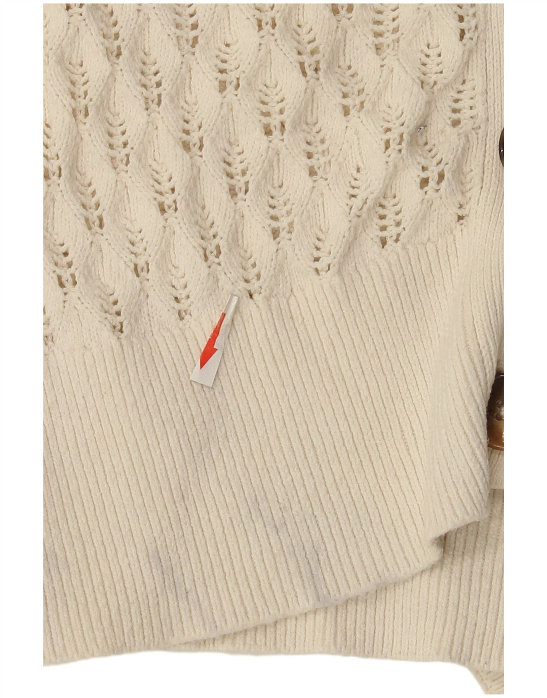 Pulover cardigan pentru femei Marks & Spencer UK 14, mare, alb, bumbac
