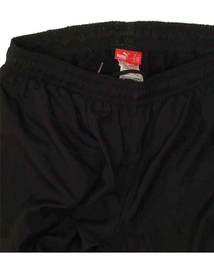 PUMA Mens Tracksuit Trousers Medium Black Polyester Vintage Puma and Second-Hand Puma from Messina Hembry 
