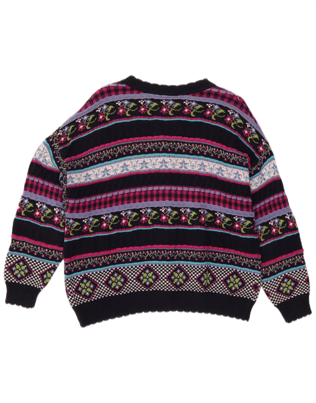 Pulover cardigan pentru femei Stefanel UK 12 Medium Multicolor Geometric