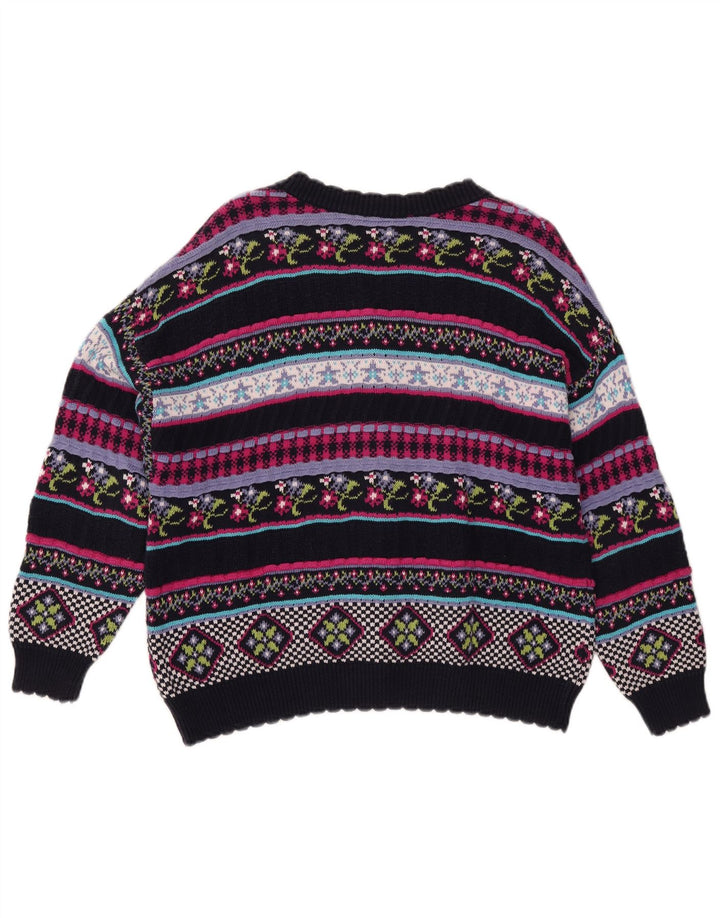 Pulover cardigan pentru femei Stefanel UK 12 Medium Multicolor Geometric