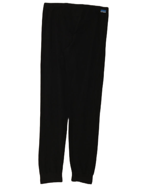 Pantaloni de trening ASICS pentru femei Joggeri UK 14 Bumbac mediu negru