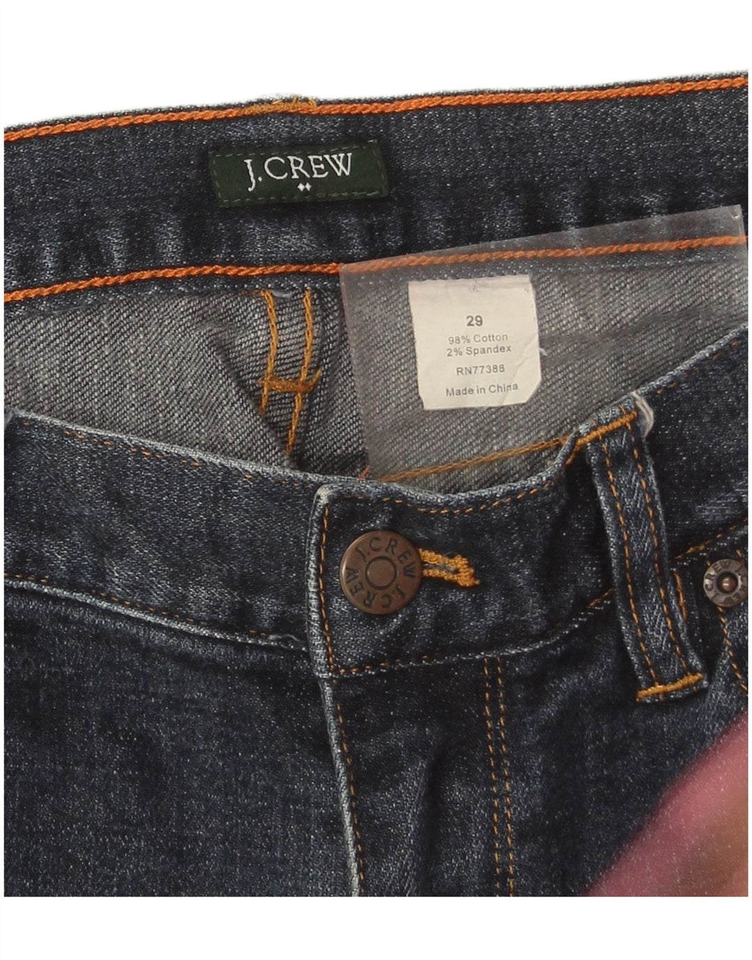 Blugi slim pentru femei J. Crew Matchstick W29 L32 bumbac bleumarin