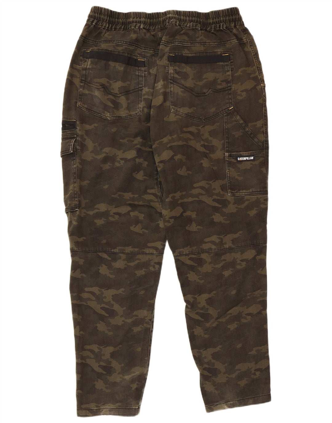 Pantaloni cargo conici pentru bărbați Caterpillar W38 L28 bumbac camuflaj kaki