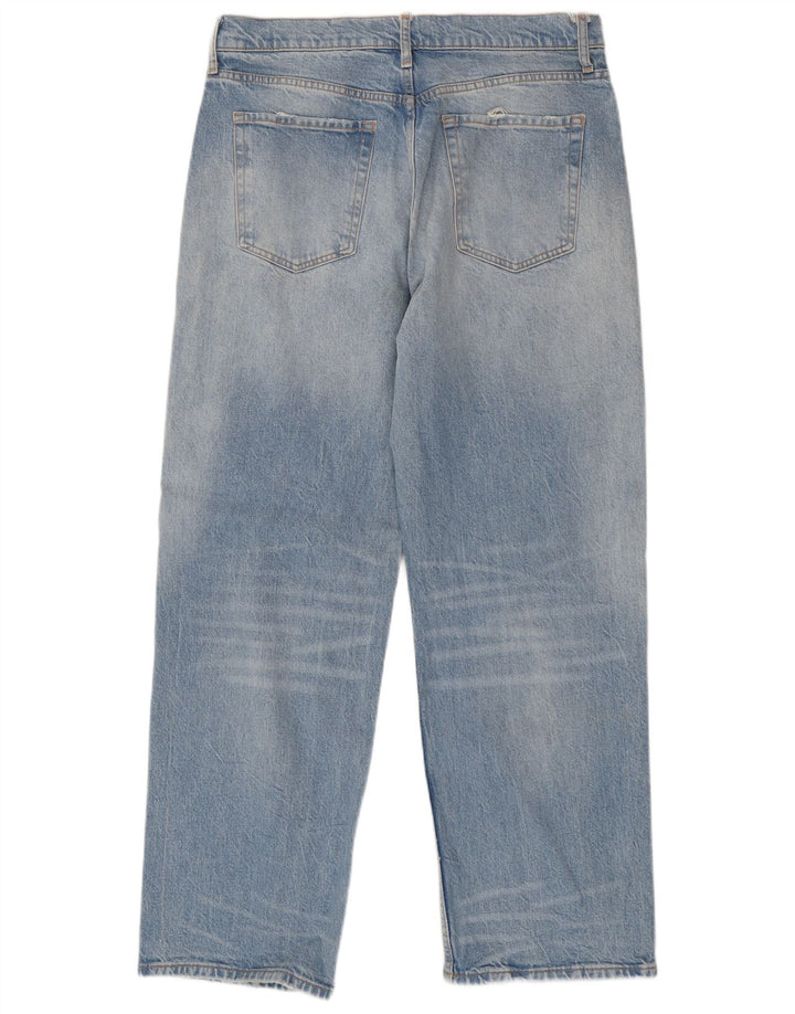 Blugi largi dama ZARA EU 42 Large W32 L31 Albastru
