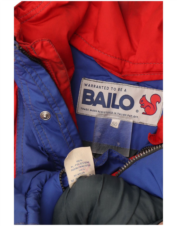 Jachetă de schi cu glugă pentru bărbați Bailo IT 50 Medium Blue Colorblock