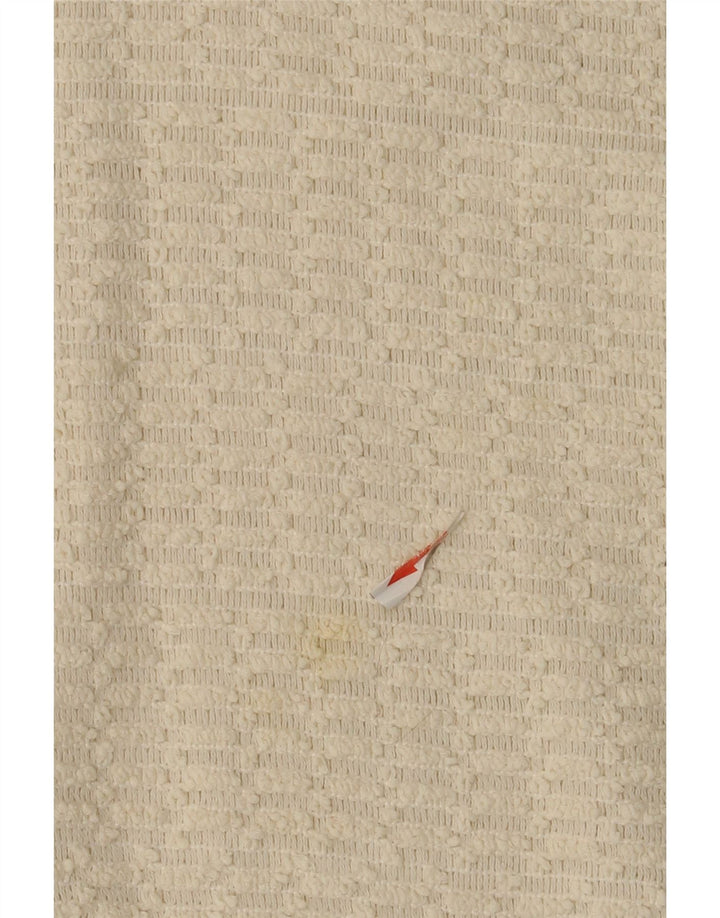 Pulover cu gât țestoasă pentru femei Zara UK 14 Medium Off White