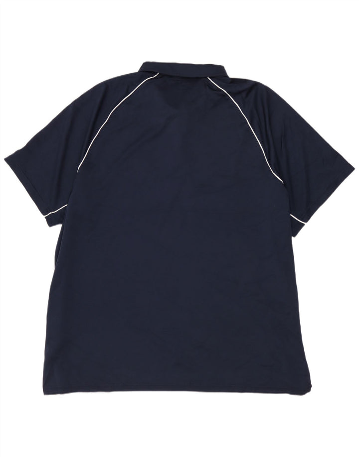 RUSSELL ATHLETIC tricou polo pentru bărbați UK 50/52 2XL bleumarin poliester