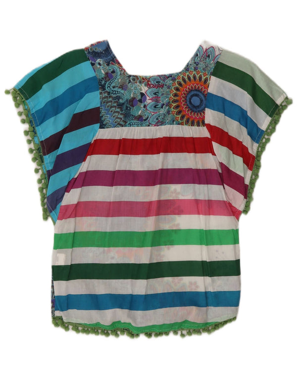 Bluza Desigual Fete Graphic Batwing Top 11-12 Ani Multicolore Dungi
